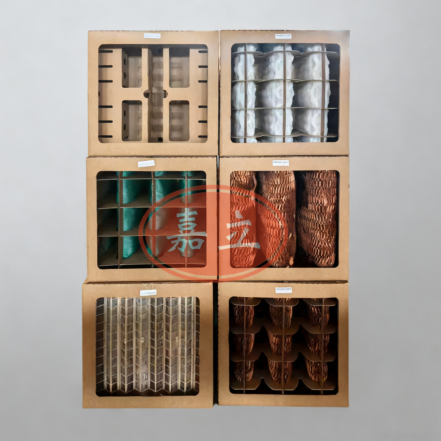 南岸纸盒式漆雾过滤纸箱